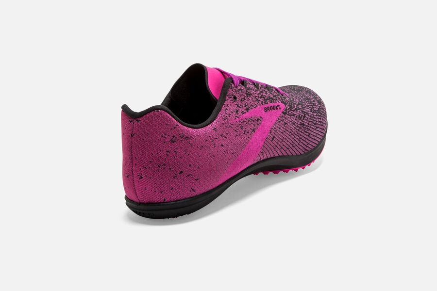 Brooks Mach 19 Spikeless Spikes Shoes - Womens - Pink/Black - JX1246079